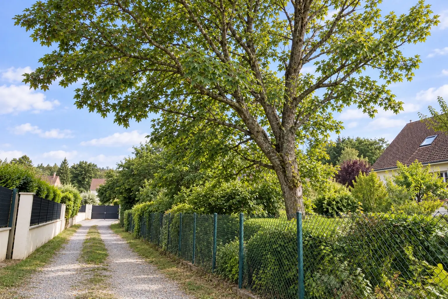 Exemple : le même arbre après une réduction de couronne