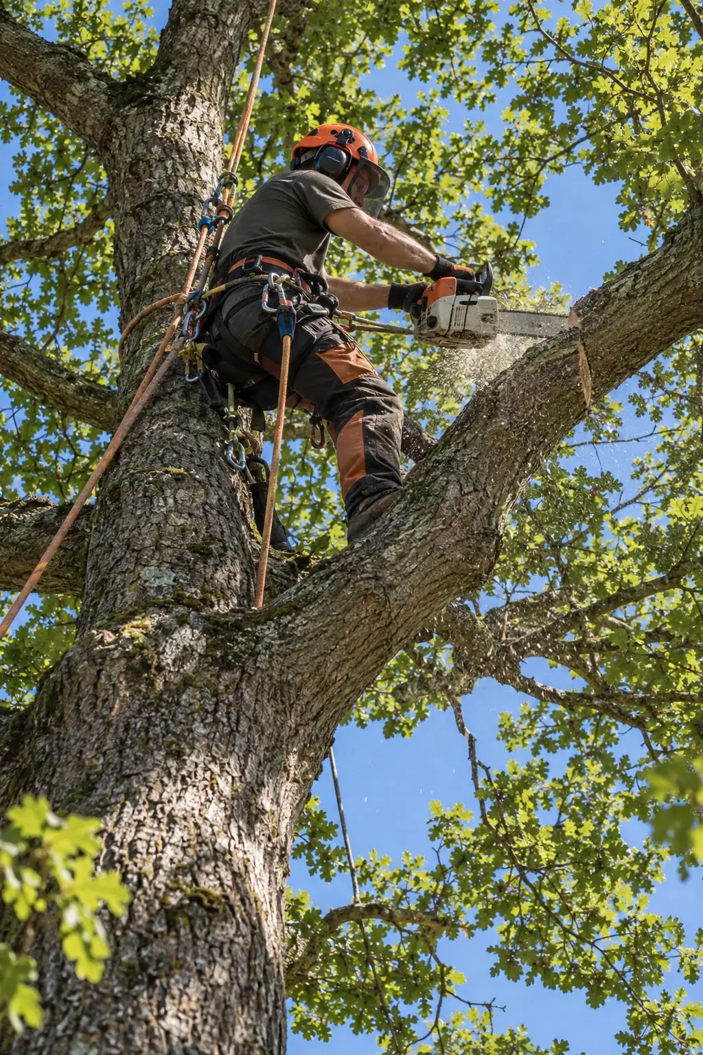 Grimpe et coupe au cœur de l’arbre
